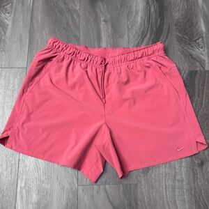 Nike Dri Fit Form Men's Shorts Unlined, Versatile, Size XL- Pink/Peach